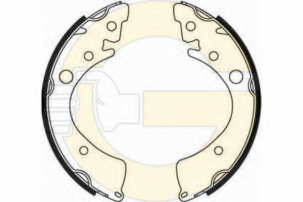 GIRLING 5182019 Комплект гальмівних колодок