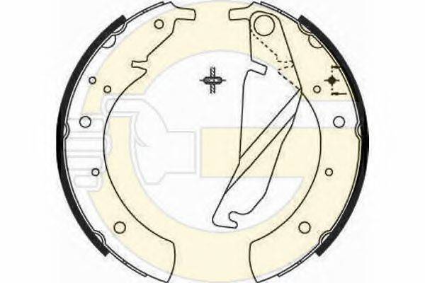 GIRLING 5182092 Комплект гальмівних колодок