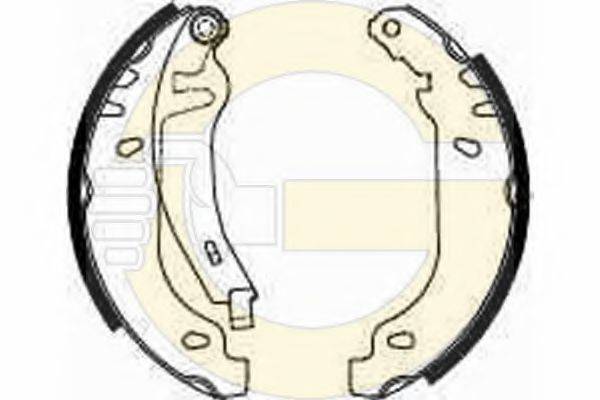 GIRLING 5182113 Комплект гальмівних колодок
