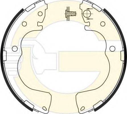 GIRLING 5184359 Комплект гальмівних колодок