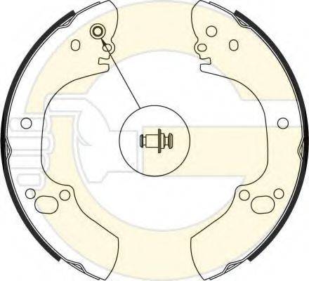 GIRLING 5184629 Комплект гальмівних колодок