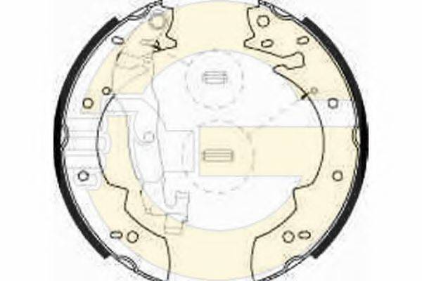 GIRLING 5185241 Комплект гальмівних колодок