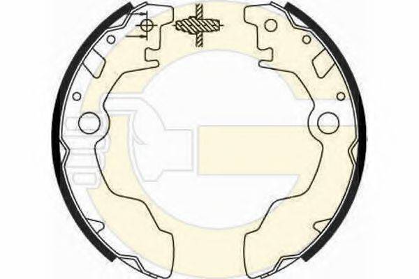 GIRLING 5185839 Комплект гальмівних колодок