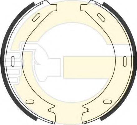 GIRLING 5186884 Комплект гальмівних колодок, стоянкова гальмівна система