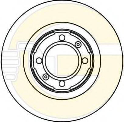 GIRLING 6017143 гальмівний диск