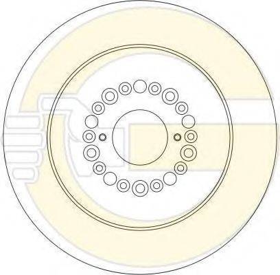 GIRLING 6042892 гальмівний диск