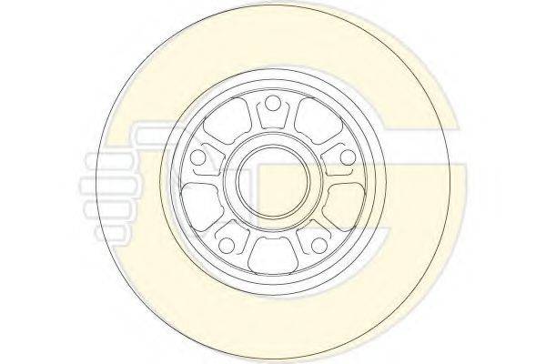 GIRLING 6061824 гальмівний диск