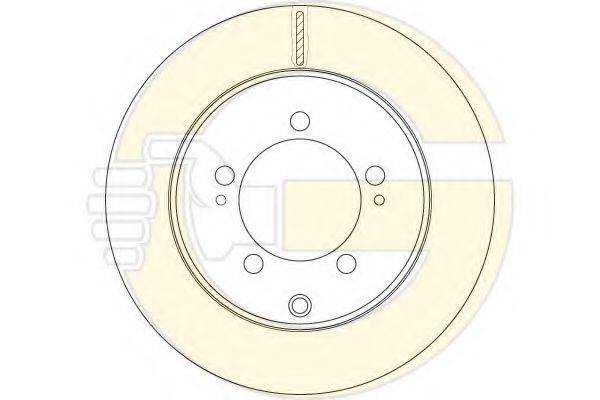 GIRLING 6062742 гальмівний диск