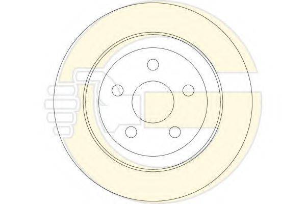 GIRLING 6062824 гальмівний диск