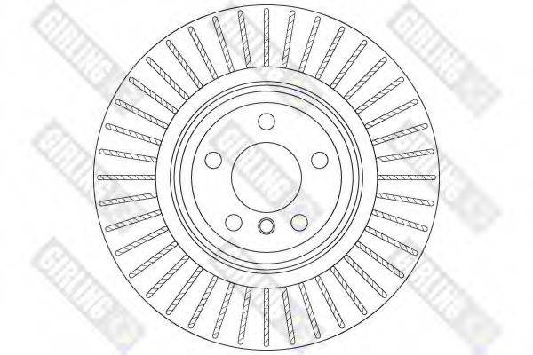 GIRLING 6063115 гальмівний диск