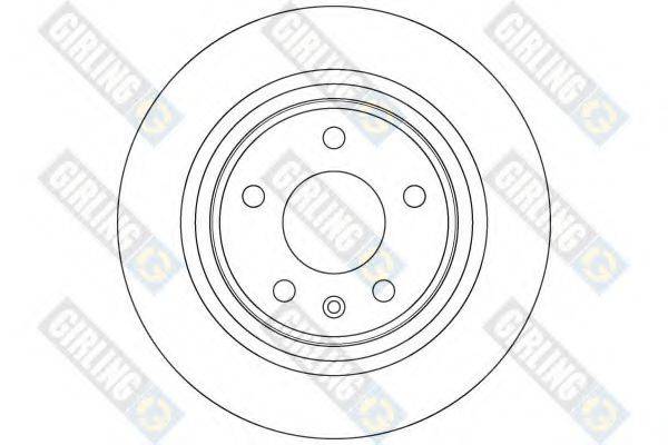 GIRLING 6063704 гальмівний диск