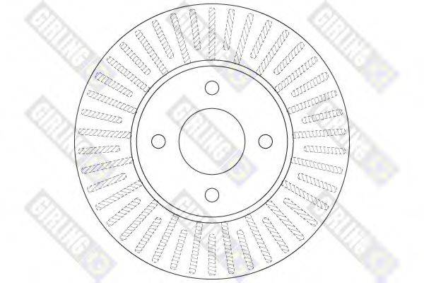 GIRLING 6064301 гальмівний диск