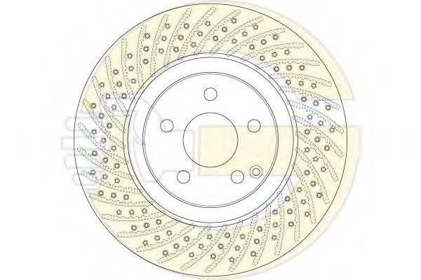GIRLING 6064335 гальмівний диск