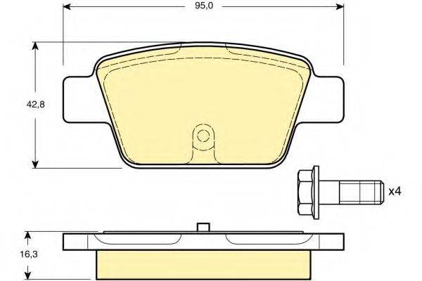 GIRLING 6411894 Комплект гальм, дисковий гальмівний механізм