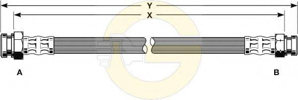 GIRLING 9001175 Гальмівний шланг