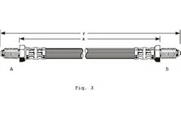 GIRLING 9003218 Гальмівний шланг