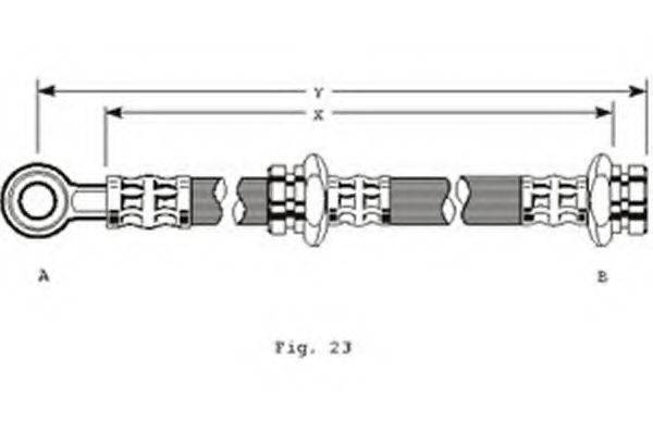 GIRLING 9004119 Гальмівний шланг