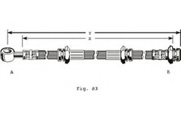 GIRLING 9004171 Гальмівний шланг