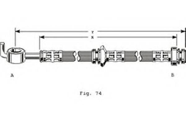 GIRLING 9004237 Гальмівний шланг