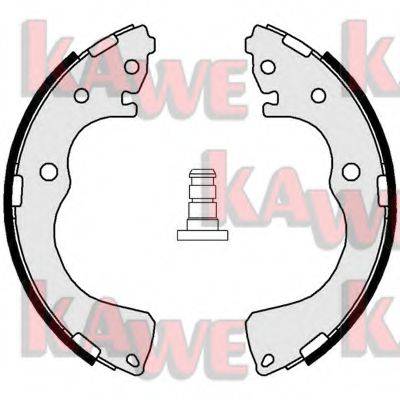 KAWE 01024 Комплект гальмівних колодок