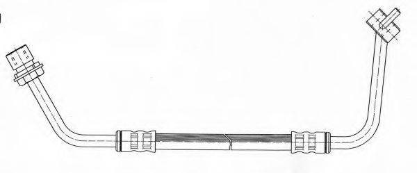 KAWE 510640 Гальмівний шланг