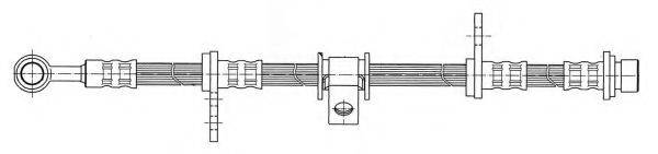 KAWE 511848 Гальмівний шланг