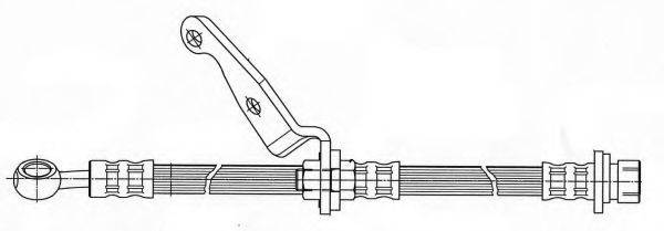 KAWE 511895 Гальмівний шланг