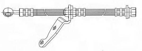 KAWE 511896 Гальмівний шланг