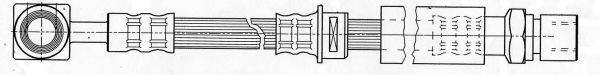 KAWE 511902 Гальмівний шланг