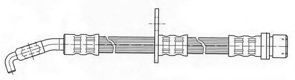 KAWE 511904 Гальмівний шланг