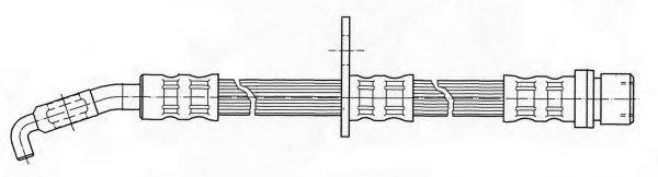 KAWE 511905 Гальмівний шланг