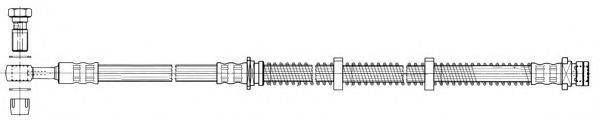 KAWE 512248 Гальмівний шланг