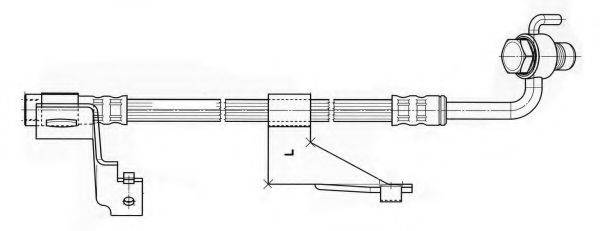 KAWE 512270 Гальмівний шланг