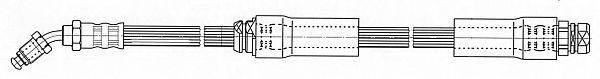 KAWE 512534 Гальмівний шланг