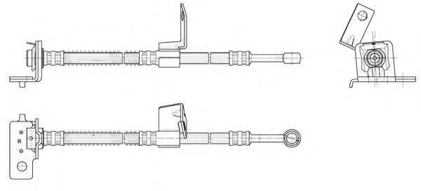 KAWE 512632 Гальмівний шланг