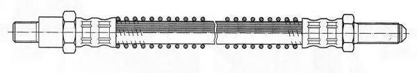 KAWE 510238 Гальмівний шланг