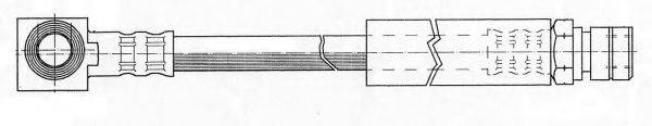 KAWE 510374 Гальмівний шланг