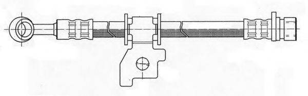 KAWE 510780 Гальмівний шланг