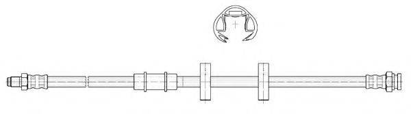 KAWE 511394 Гальмівний шланг