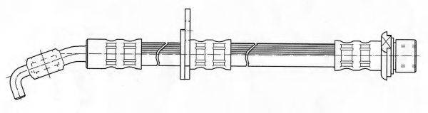 KAWE 511429 Гальмівний шланг