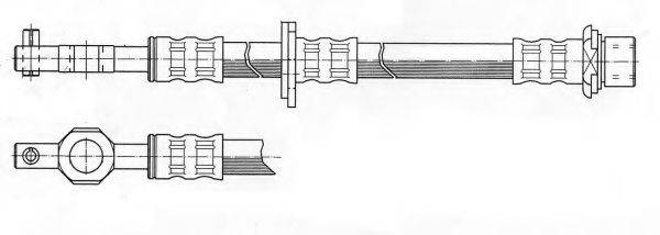 KAWE 511530 Гальмівний шланг