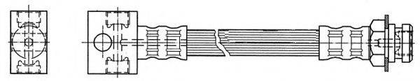 KAWE 511772 Гальмівний шланг