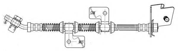 KAWE 511798 Гальмівний шланг