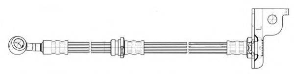 KAWE 512495 Гальмівний шланг