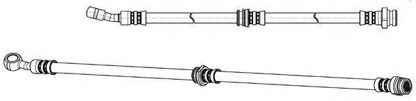 KAWE 512660 Гальмівний шланг