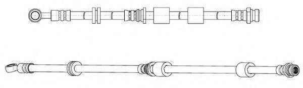 KAWE 512782 Гальмівний шланг