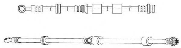 KAWE 512783 Гальмівний шланг