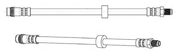 KAWE 512824 Гальмівний шланг