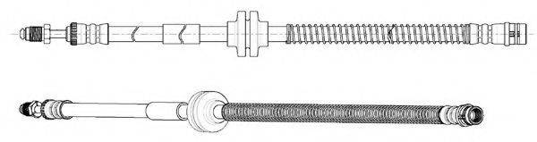 KAWE 512861 Гальмівний шланг