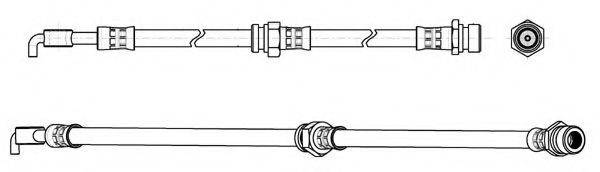 KAWE 512894 Гальмівний шланг